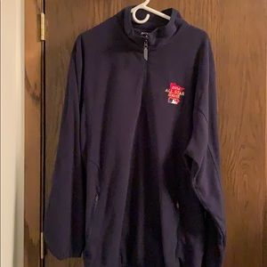 Antigua MN Twins 1/4 zip fleece sweater. Sz:XXL
